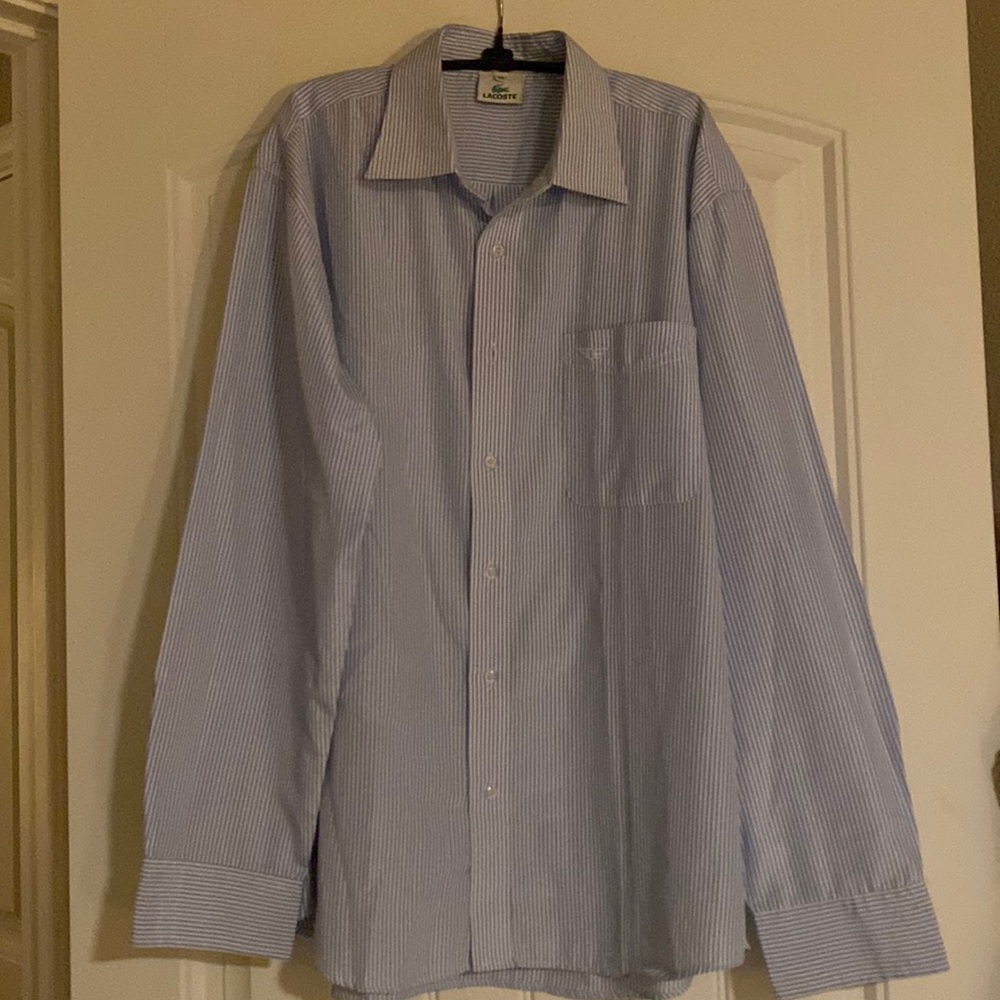 MENS Lacoste button casual button shirt